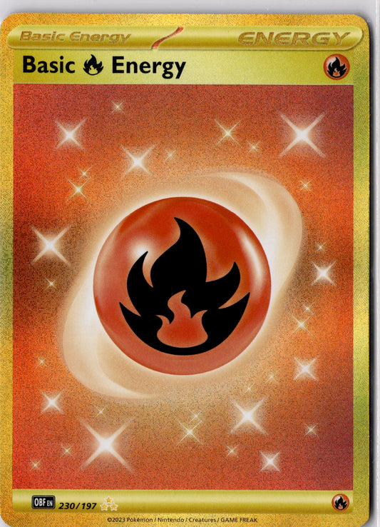 Fire Energy #230/197 ⭐️⭐️⭐️ - Scarlet & Violet - Obsidian Flames