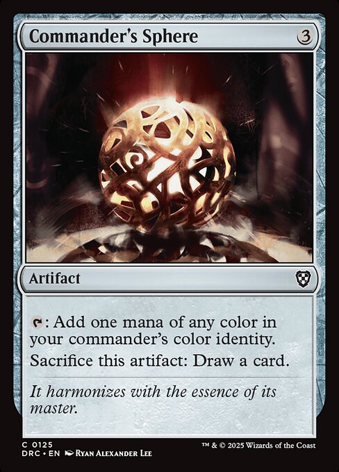 Commander's Sphere — DRC #125