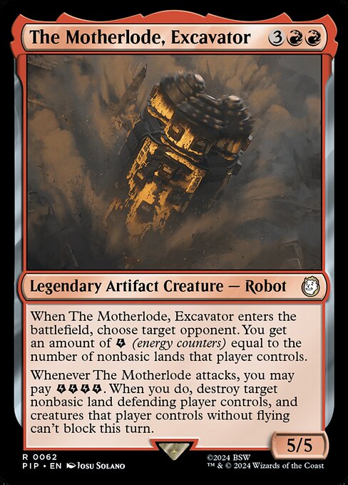 The Motherlode, Excavator (PIP #62)