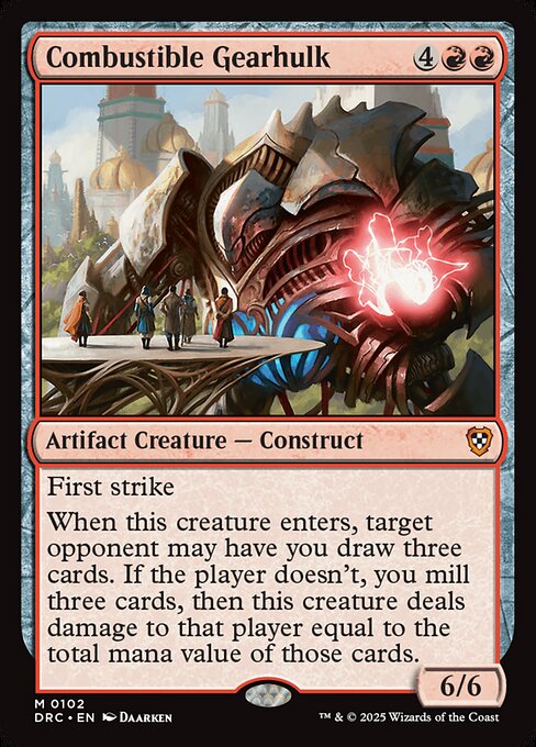 Combustible Gearhulk — DRC #102