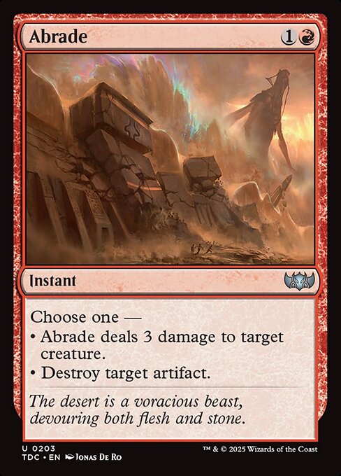 Abrade — TDC #203