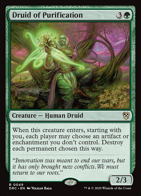 Druid of Purification — DRC #49