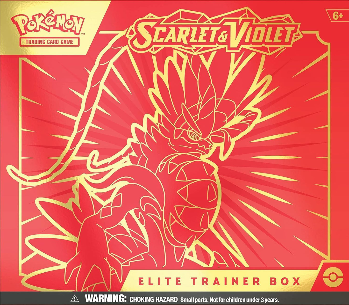 Pokémon TCG: Scarlet & Violet Elite Trainer Box Koraidon - Red