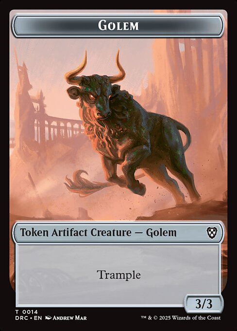 Golem // Thopter — TDRC #14-TDFT-10