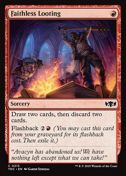 Faithless Looting — TDC #213