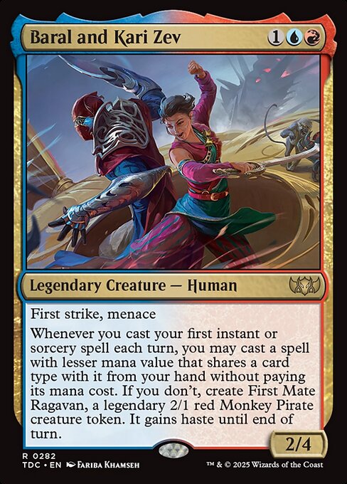 Baral and Kari Zev — TDC #282