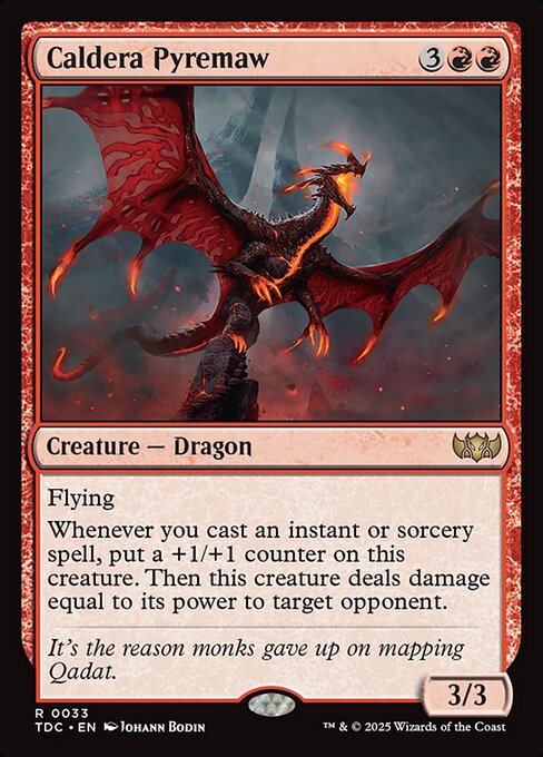 Caldera Pyremaw — TDC #33